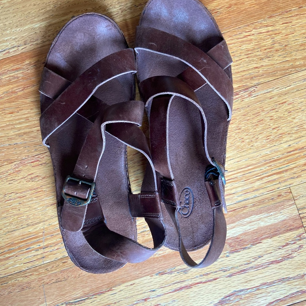 Chaco Leather Sandals, barely worn, size 9